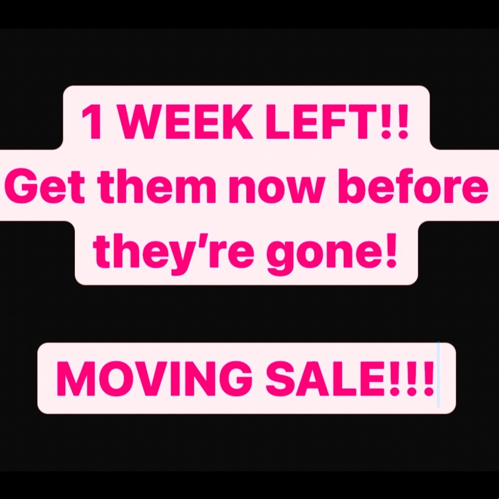 ⏱🔥EVERYTHING MUST GO! 7 DAYS LEFT!